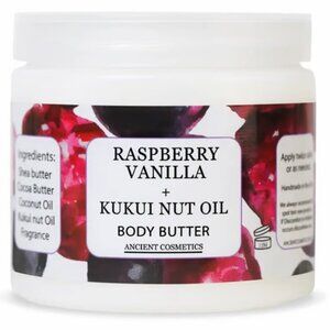 Ancient Cosmetics Raspberry Vanilla + Kukui Nut Oil Body Butter